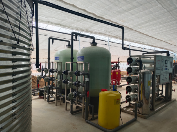 青島10T級單級反滲透農業種植用水