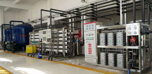 河南濮陽30T雙級反滲透+EDI設備